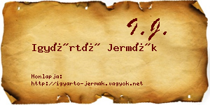 Igyártó Jermák névjegykártya